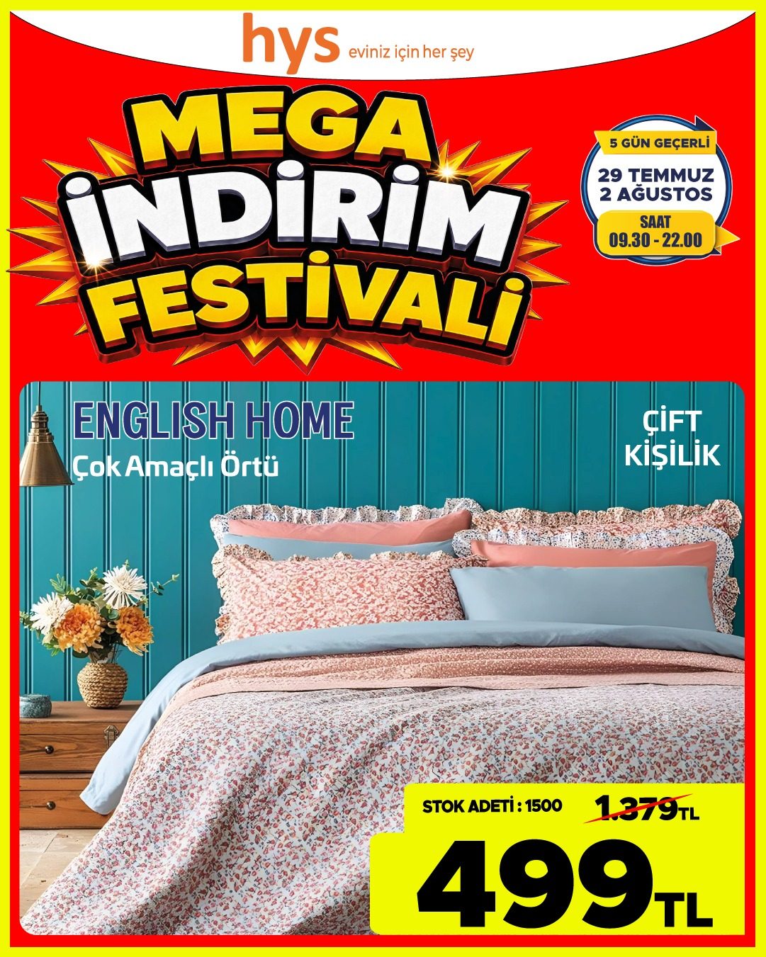English Home Çok Amaçlı Ortu Ürün ana görseli