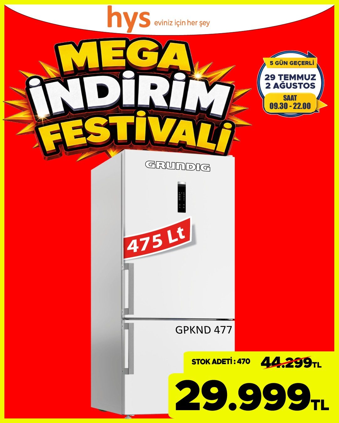 Grundig Buzdolabi Ürün ana görseli