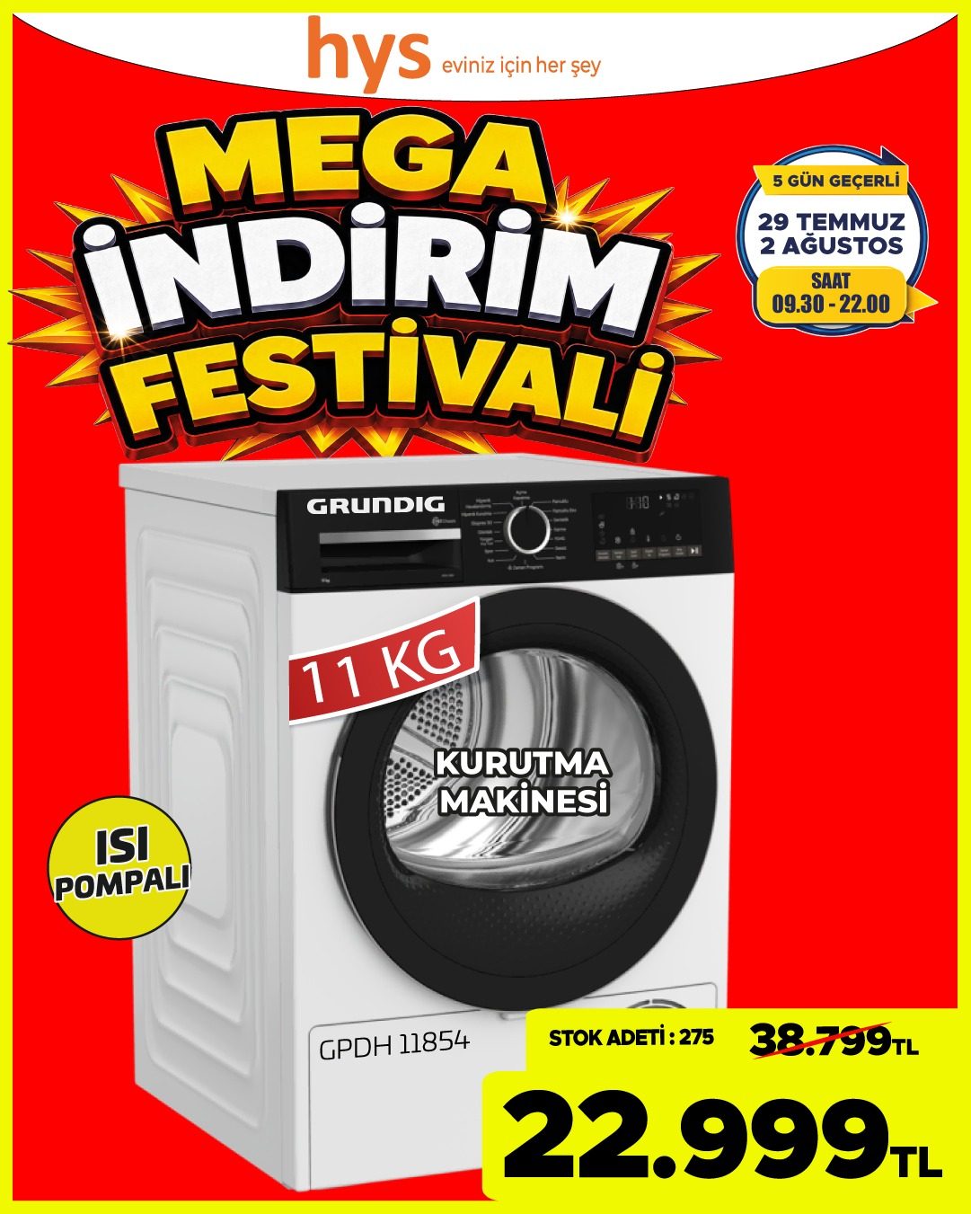 Grundig Kurutma Makinesi