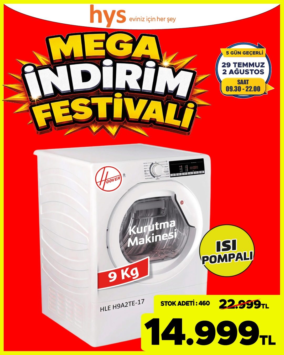 Hoover Kurutma Makinesi