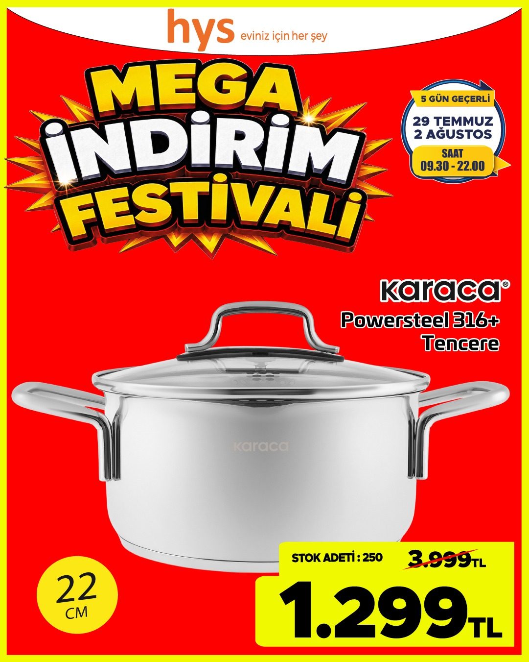 Karaca Powersteel 22 Cm Tencere