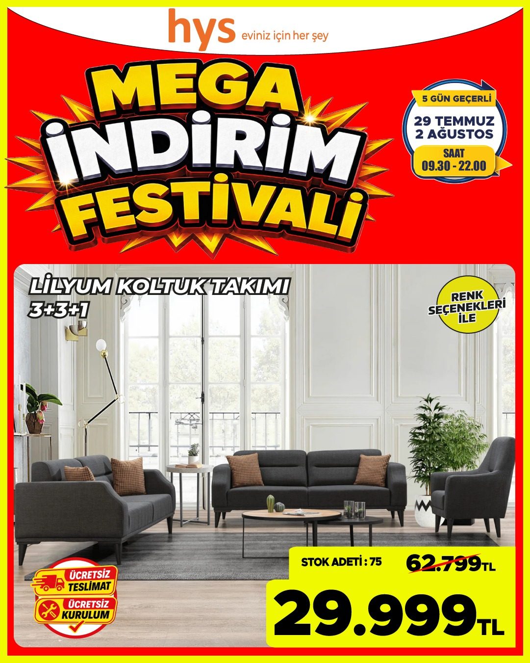Lityum Koltuk Takımı 3 3
