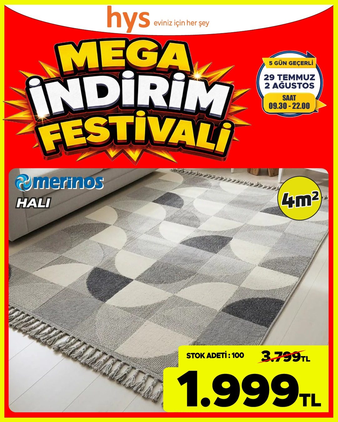 Merinos Halı Ürün ana görseli