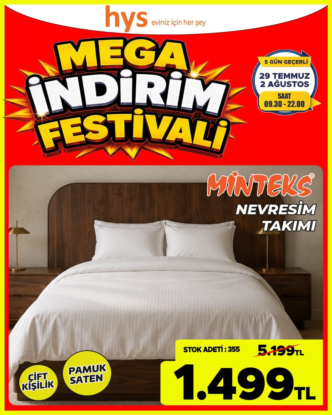 Minteks Nevresim Takımı Ürün ana görseli