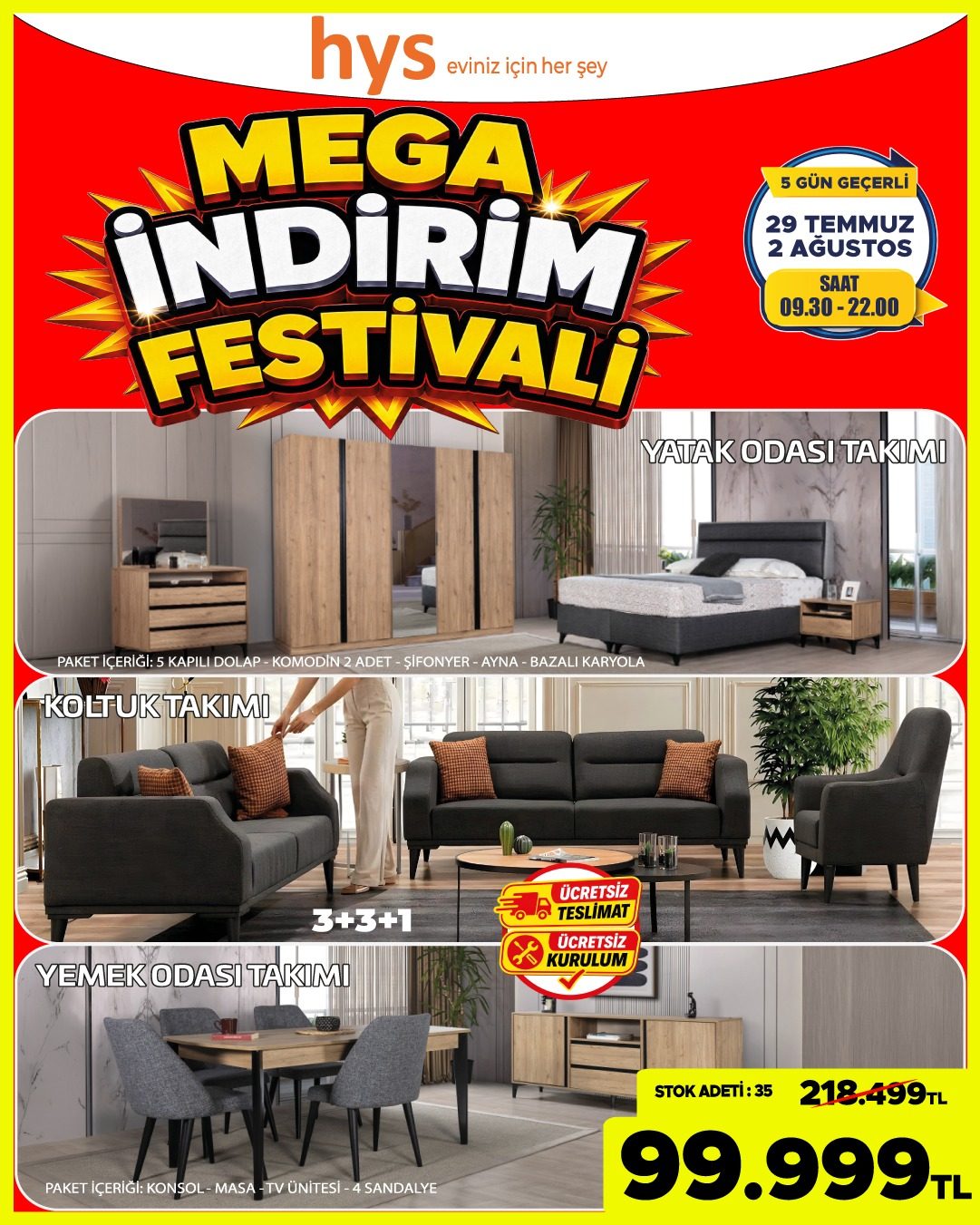 Paket Mobilya