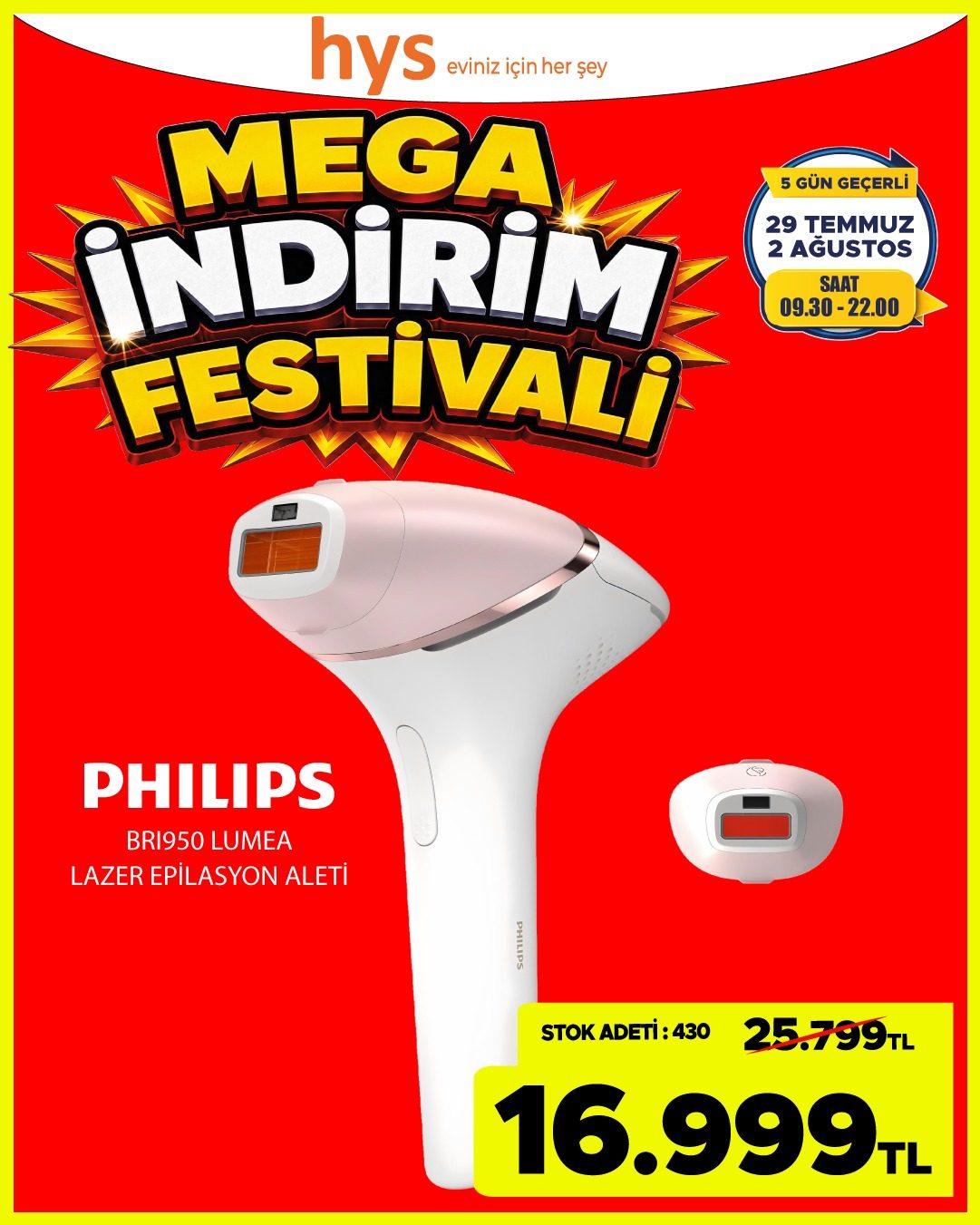Philips Lumea Lazer Epilasyon Aleti Ürün ana görseli