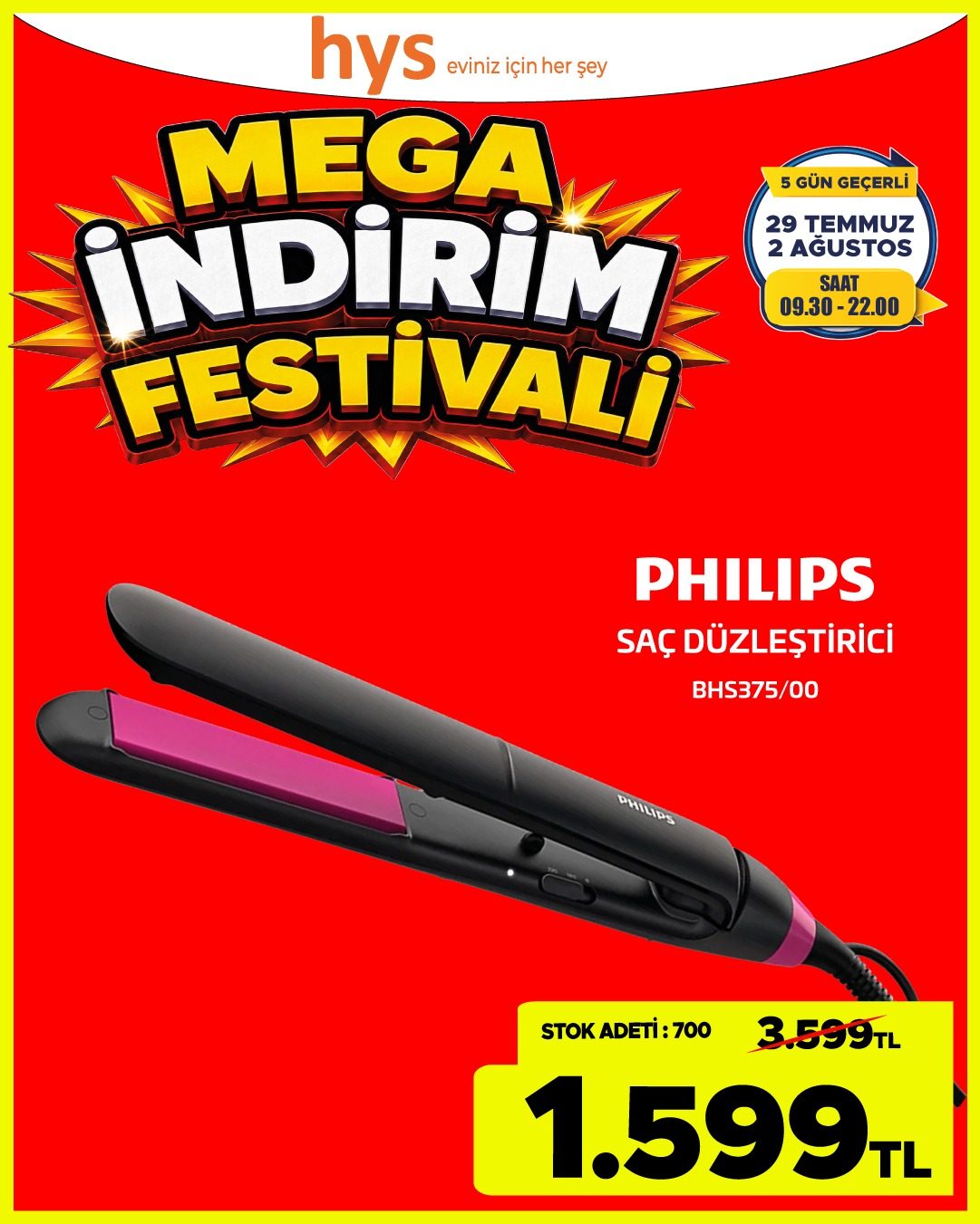 Philips Saç Düzleştirici