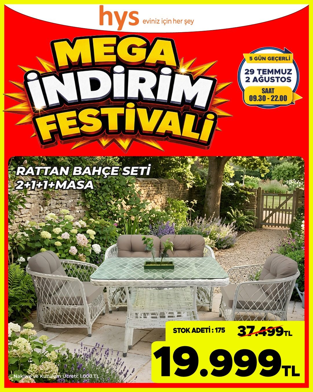Rattan Bahce Seti Ürün ana görseli