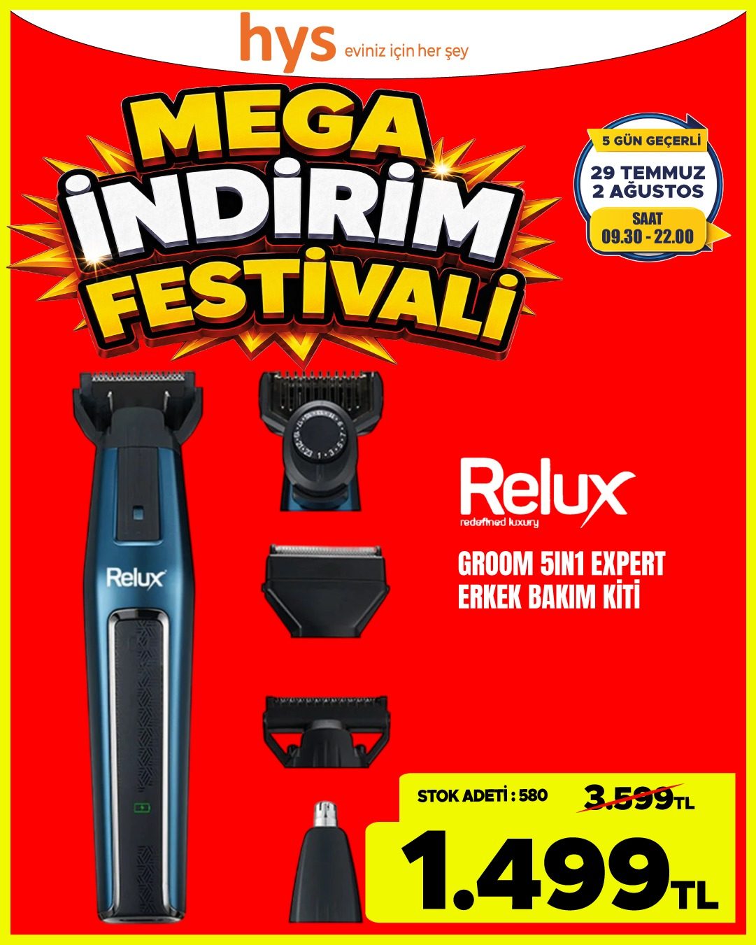 Relux Groom Skin Expert Erkek Bakim Seti Ürün ana görseli