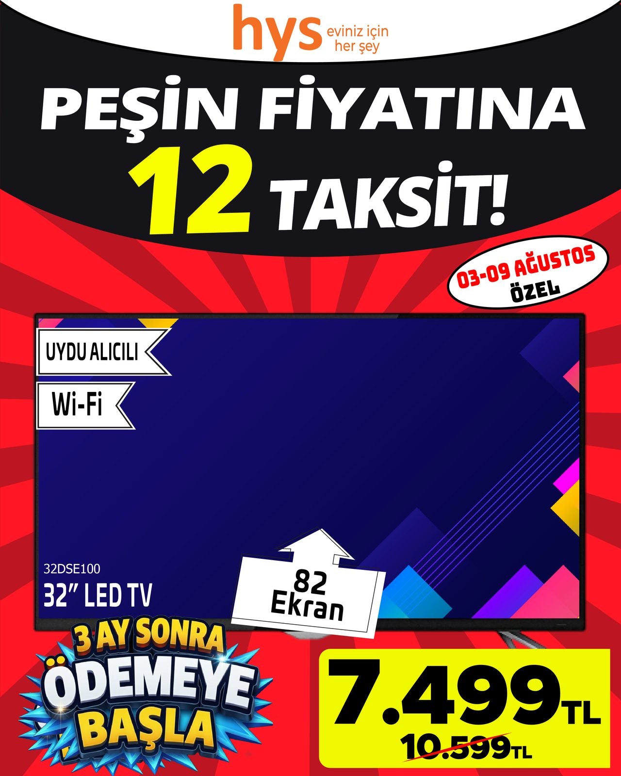 32 İnç Led TV Ürün ana görseli