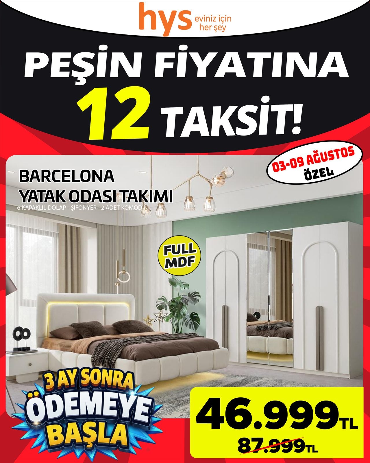 Barcelona Yatak Odası Takımı