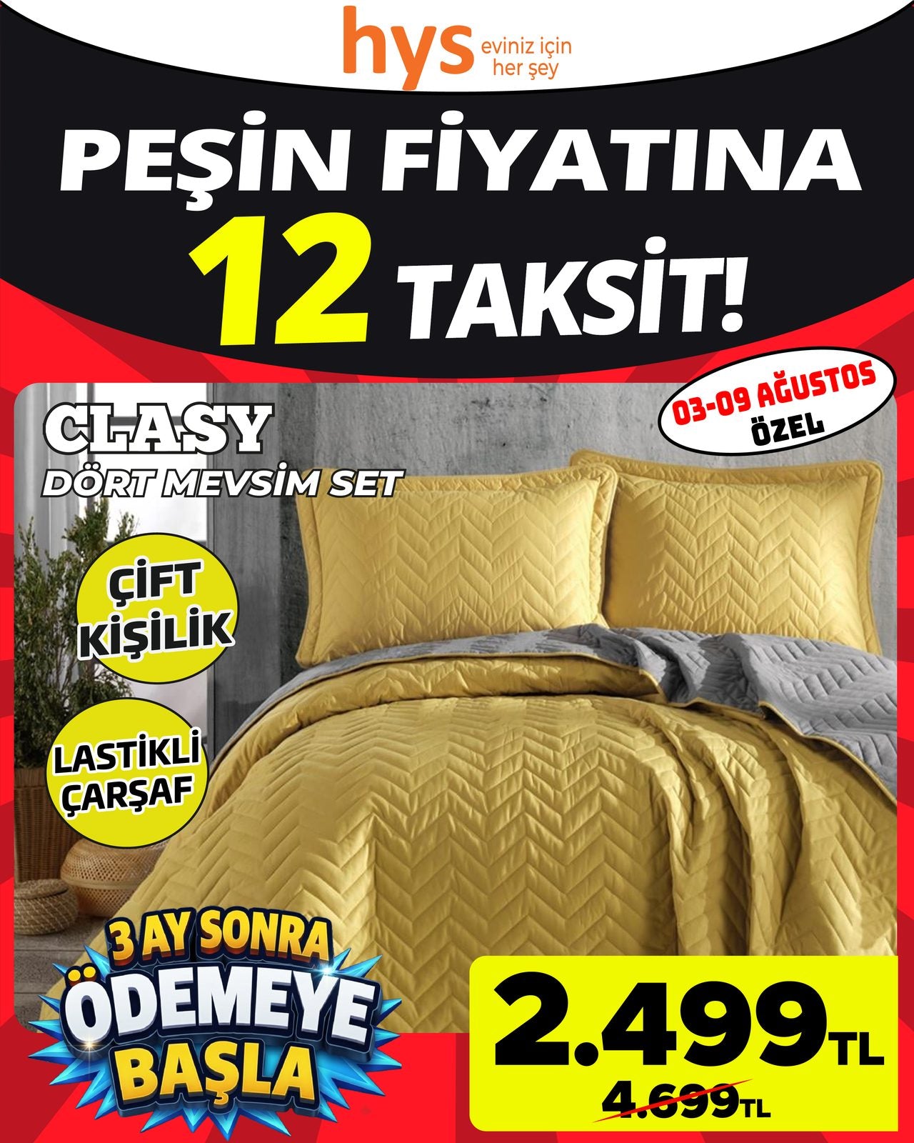 Clasy Dozy Nevresim Seti Ürün ana görseli