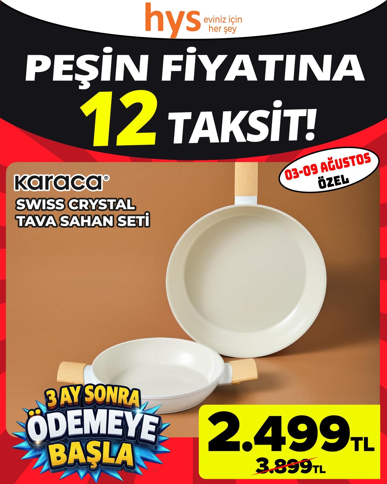 Karaca Swiss Crystal Tava Sahan Seti