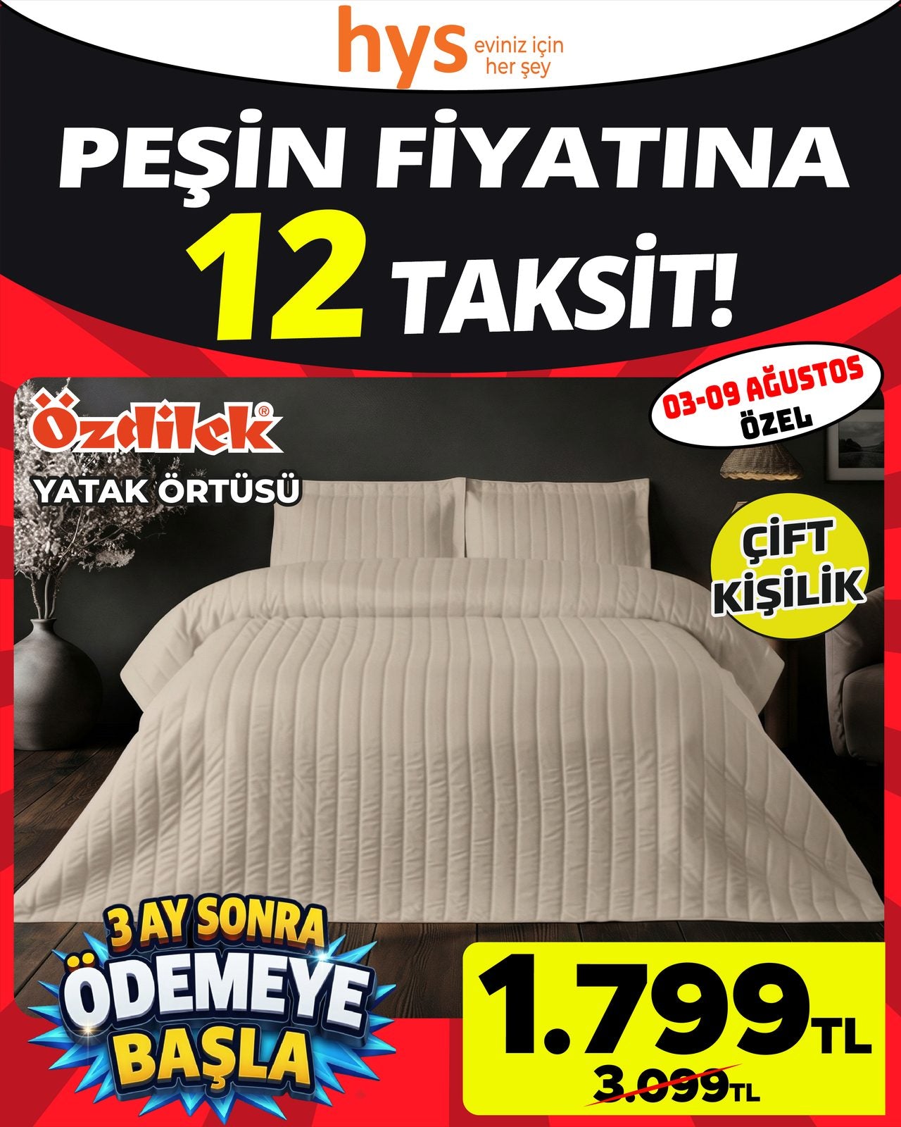 Özdilek Yatak Örtüsü