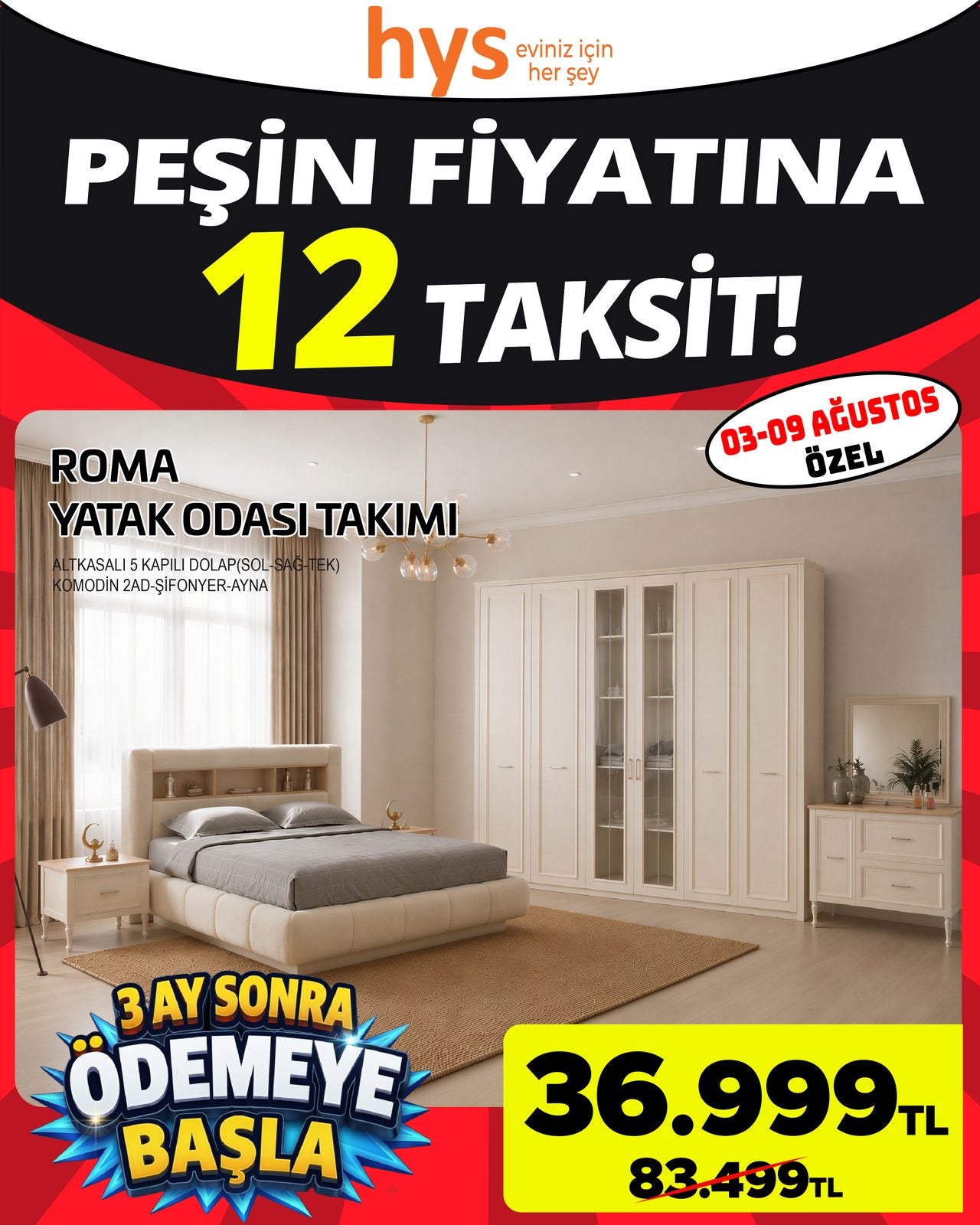Roma Yatak Odası Takımı