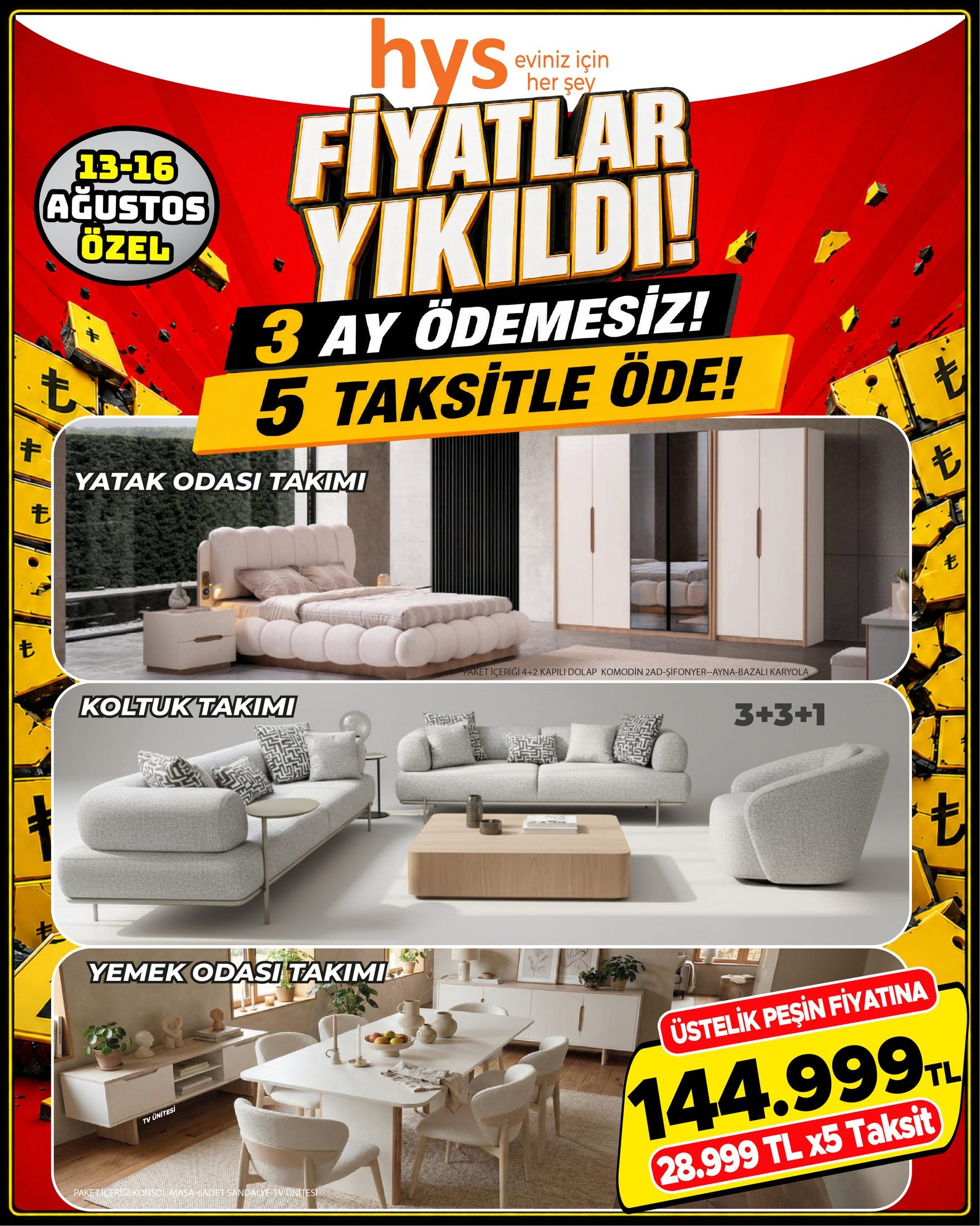 3'lü Çeyiz Paketi
