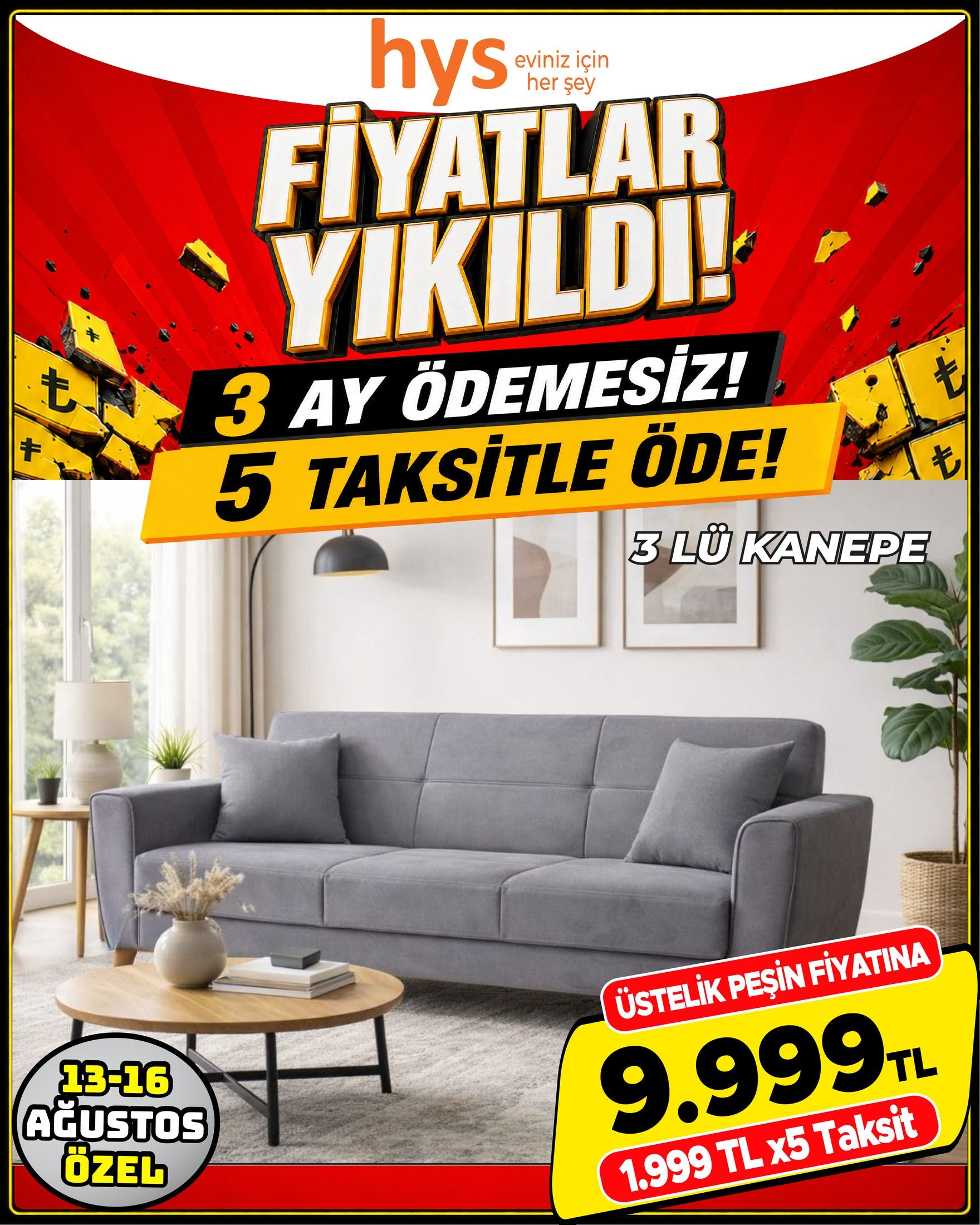 3'lü Kanepe