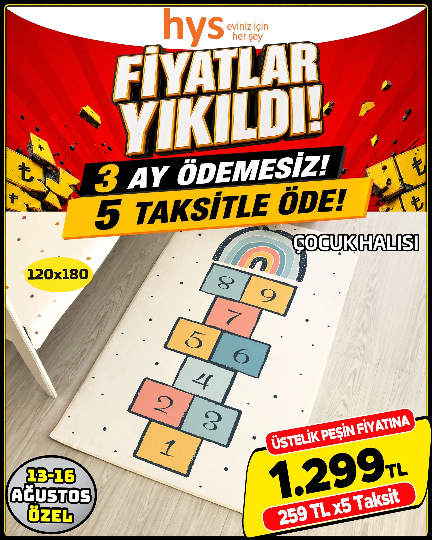 Çocuk Halısı 120x180