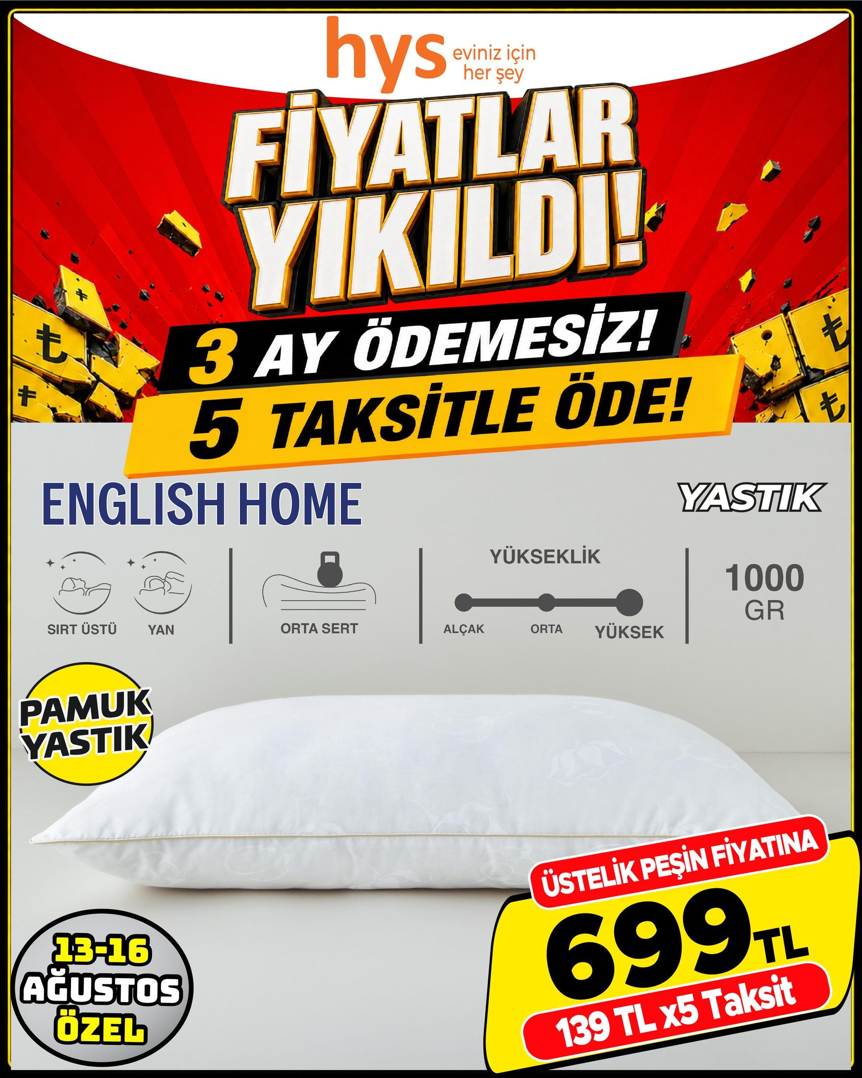 English Home Yastık