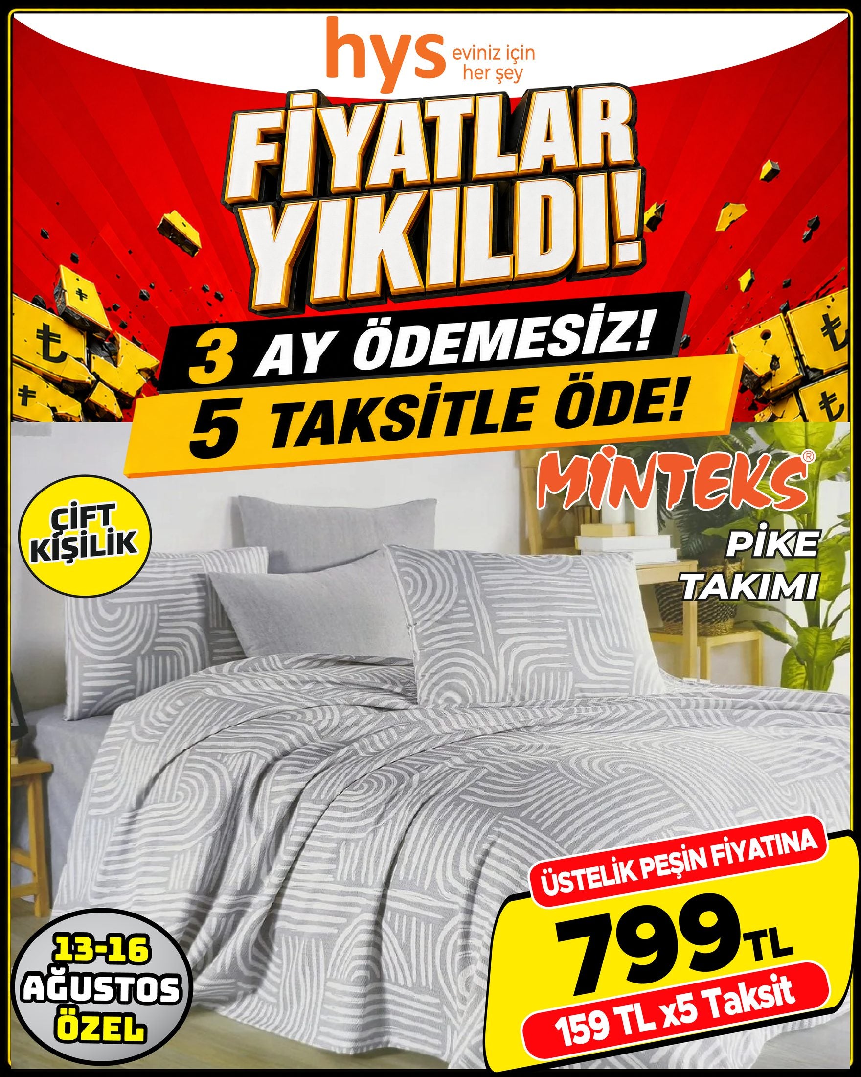 Minteks Pike Takımı Ürün ana görseli