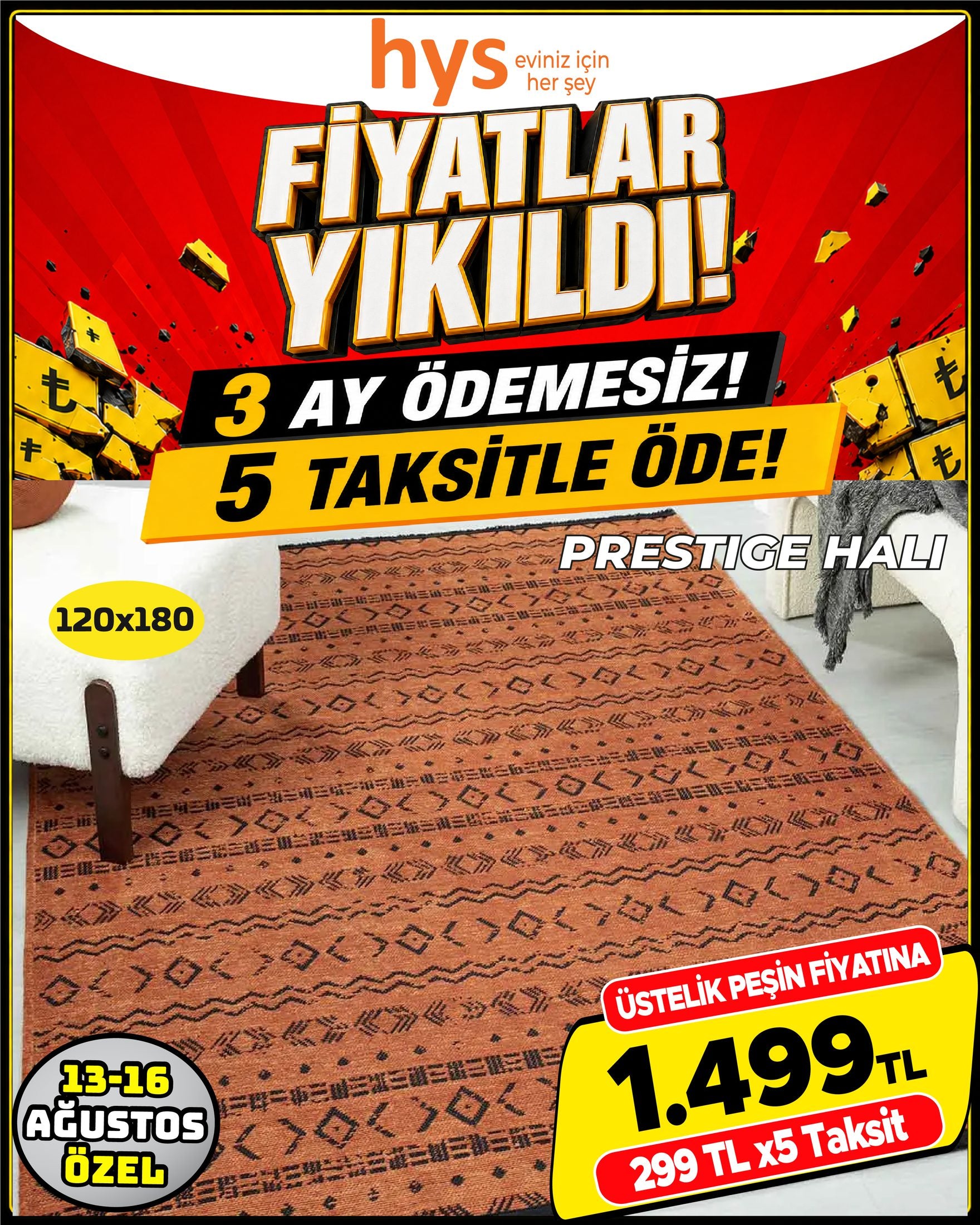 Prestige Halı 120x180 Ürün ana görseli