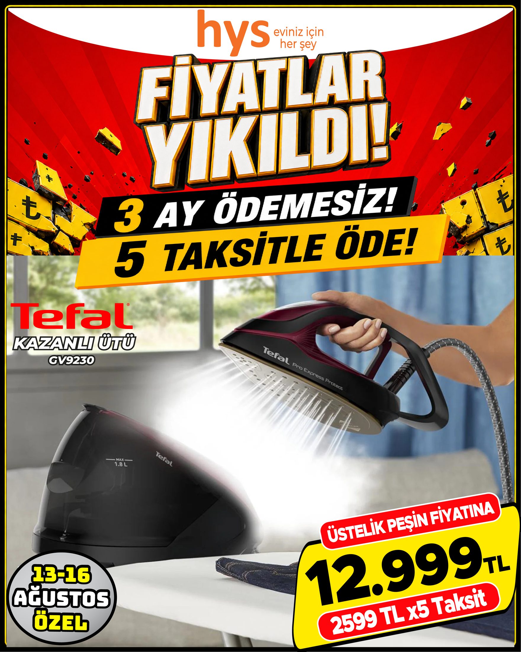 Tefal Kazanlı Ütü