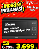 Altus Mikrodalga Fırın