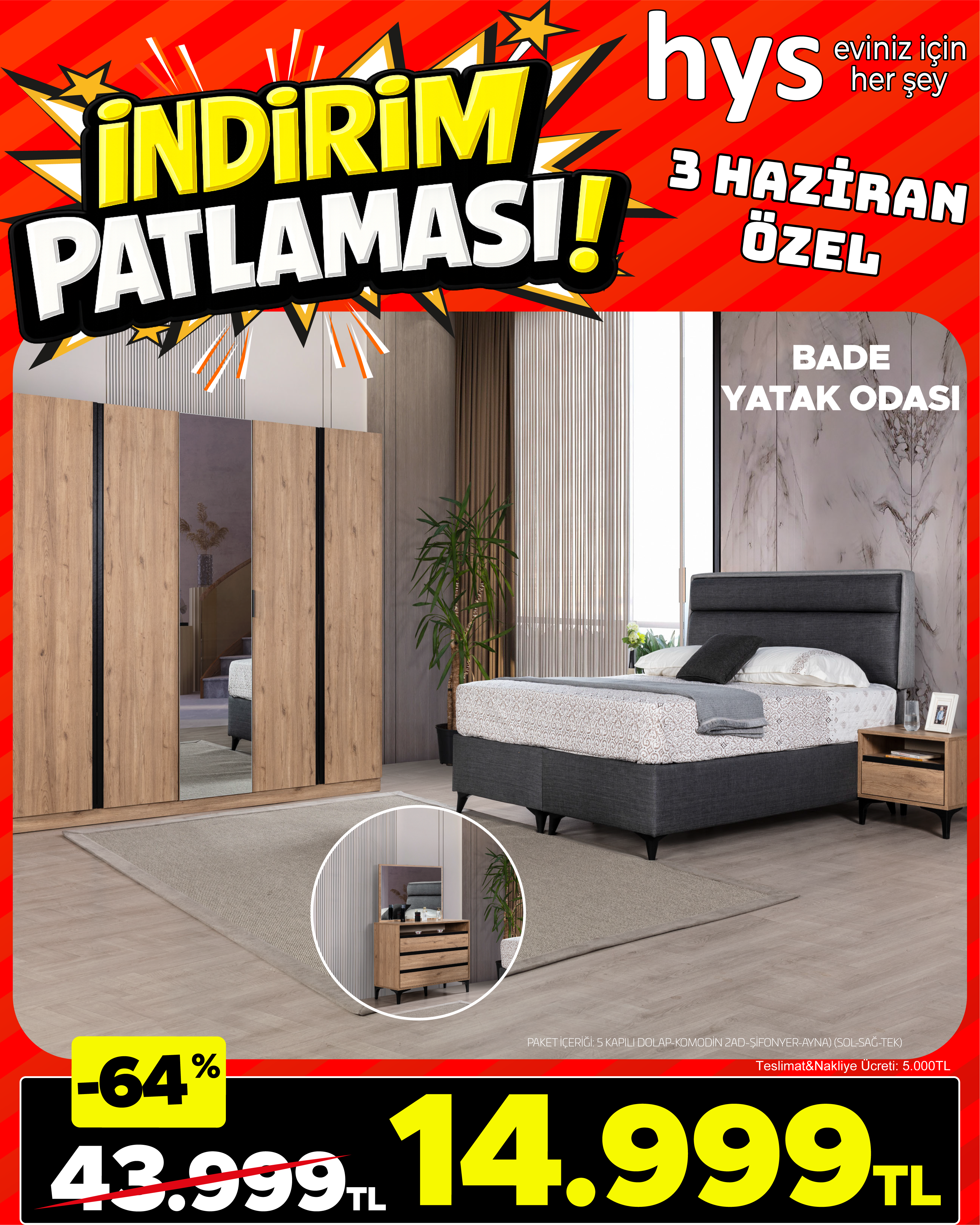 Bade Yatak Odası
