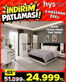 Elvin Yatak Odası Tam Takım