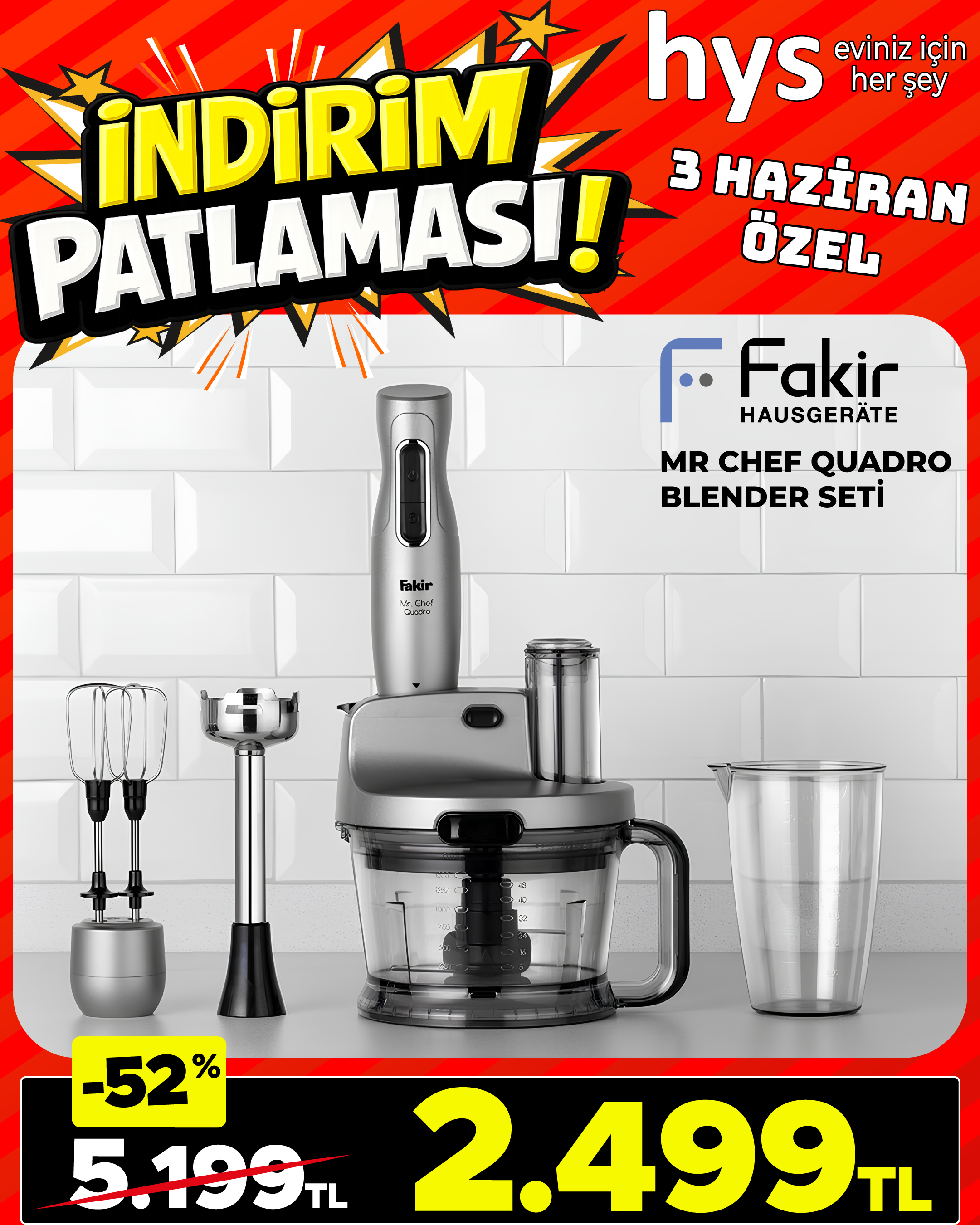 Fakir Blender Seti Ürün ana görseli