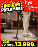 Fakir Dikey Şarjlı Süpürge