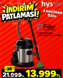 Fakir Halı Yıkama Makinesi