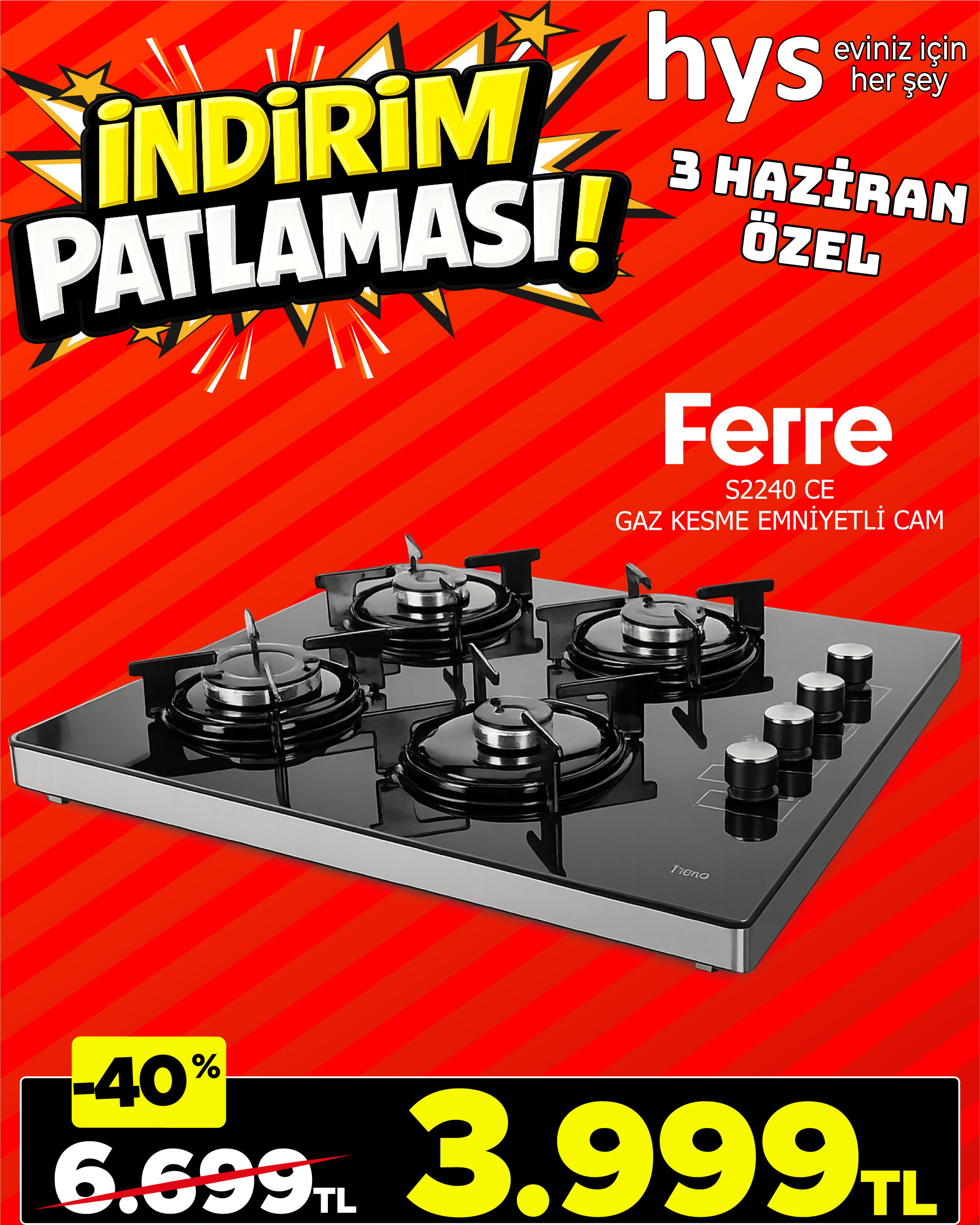 Ferre Cam Ocak