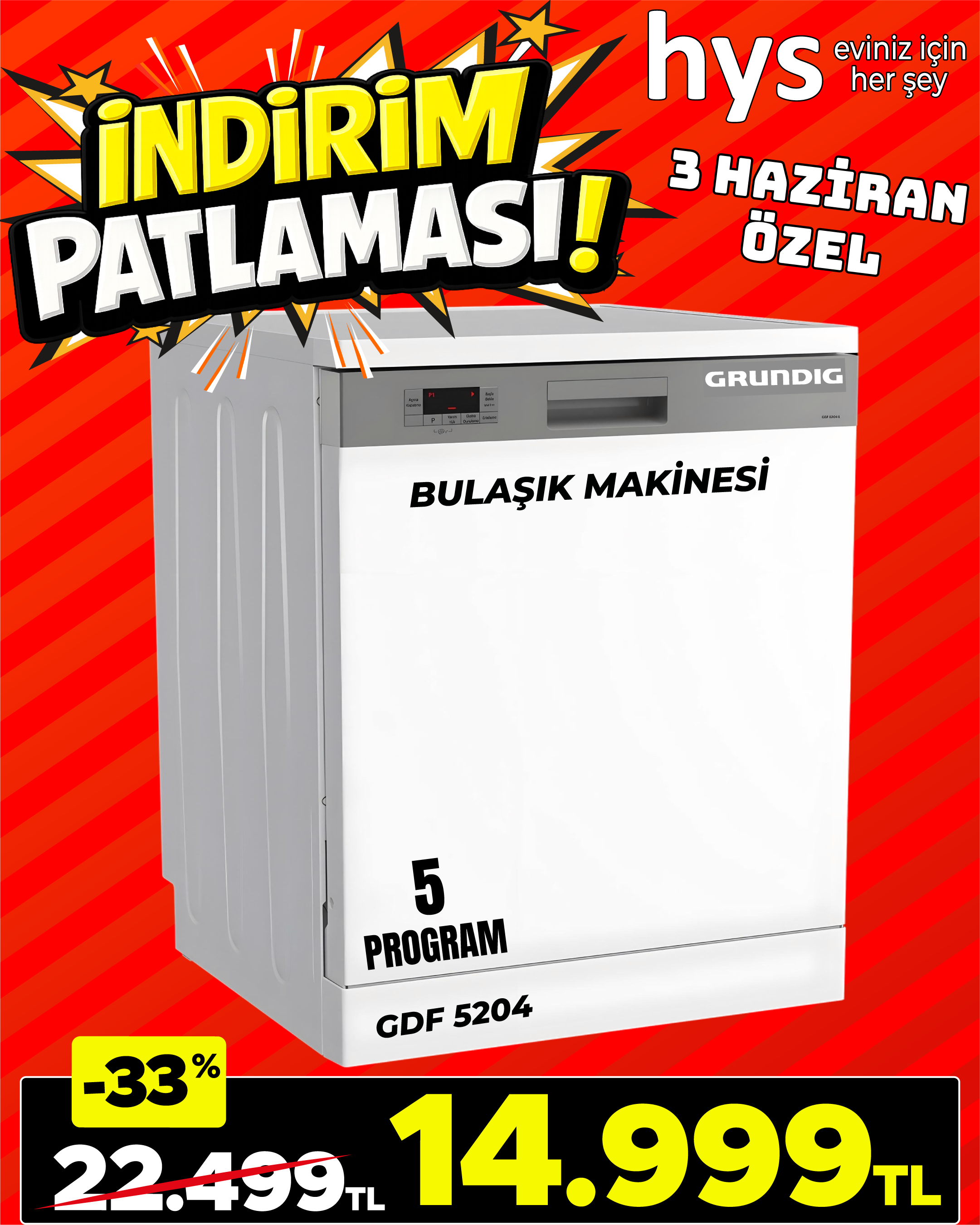 Grundig Bulaşık Makinesi