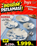 Güral 24 Parça Yemek Takımı