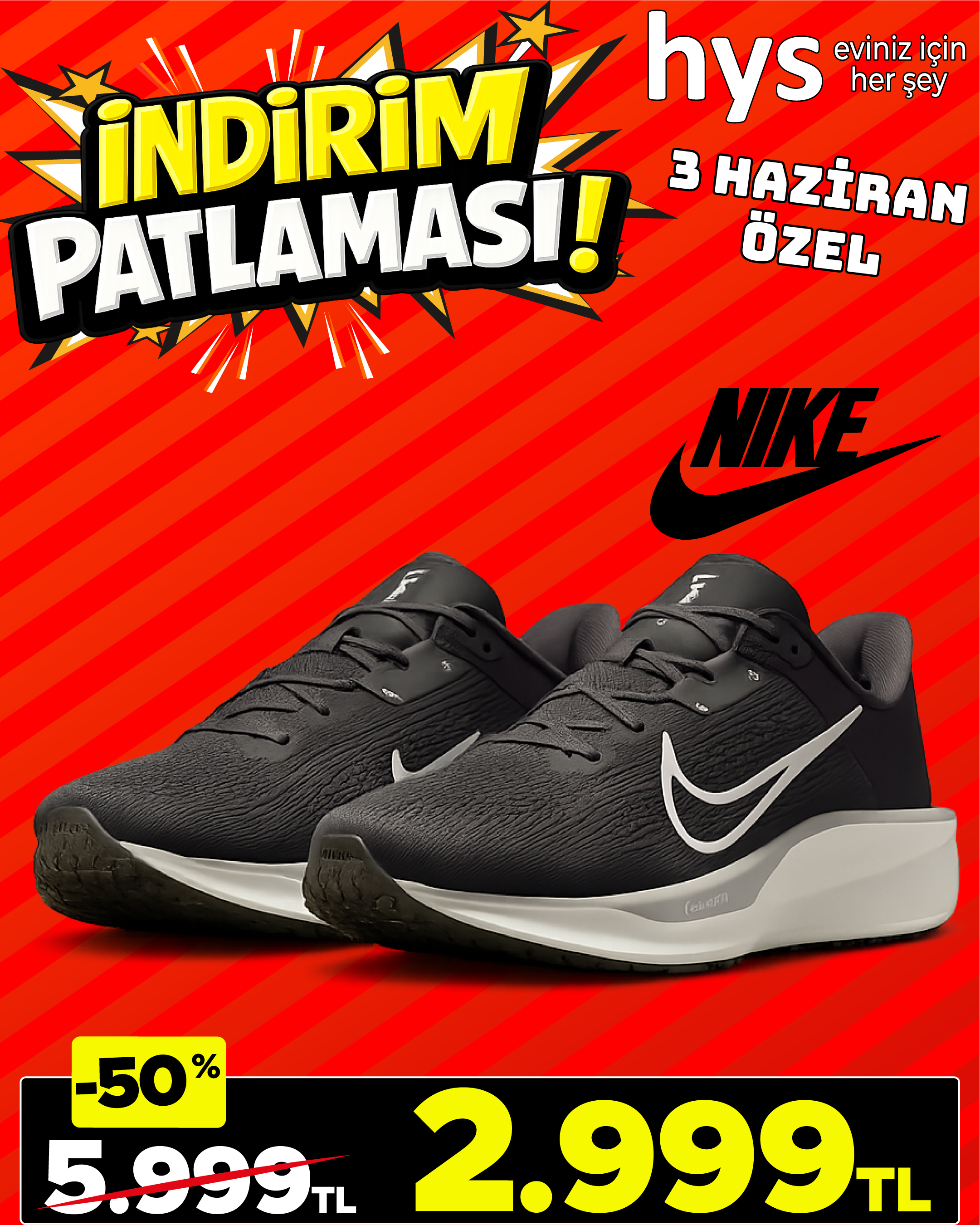 Nike Ayakkabı Siyah Ürün ana görseli