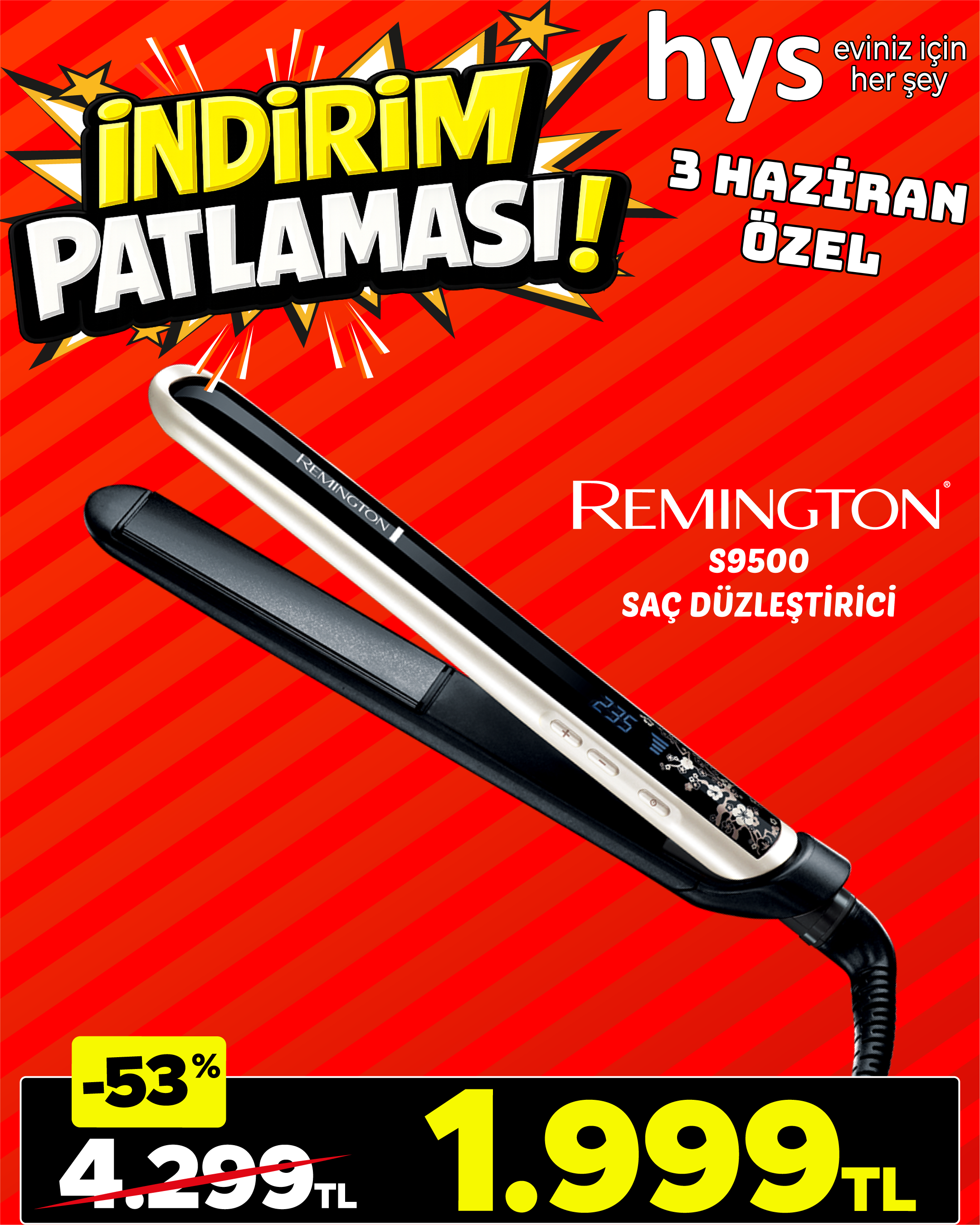 Remington Saç Düzleştirici