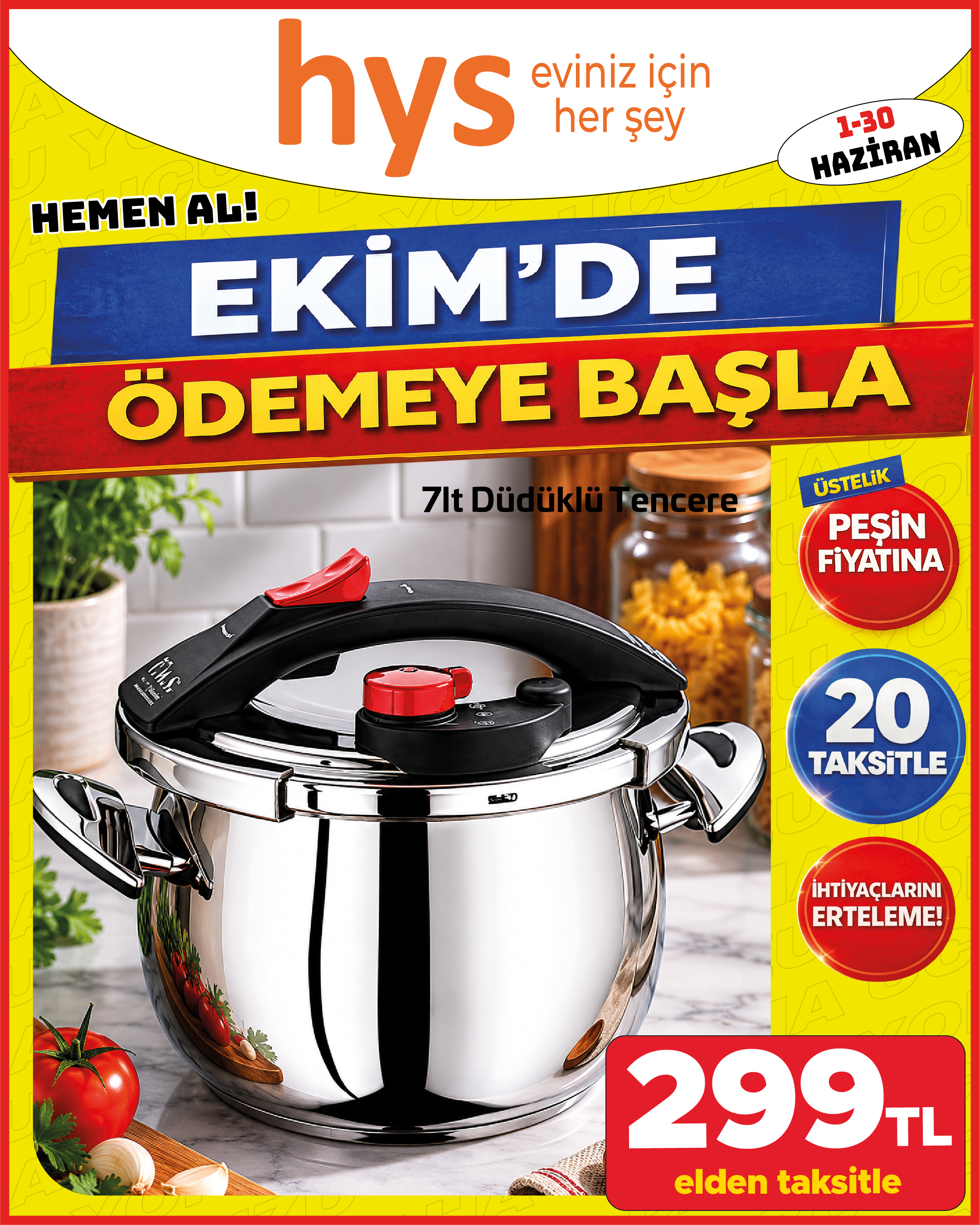 7 LT Düdüklü Tencere Ürün ana görseli
