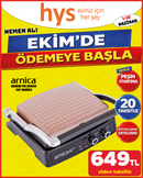 Arnica Diamond Pro GH26410 Tost Makinesi