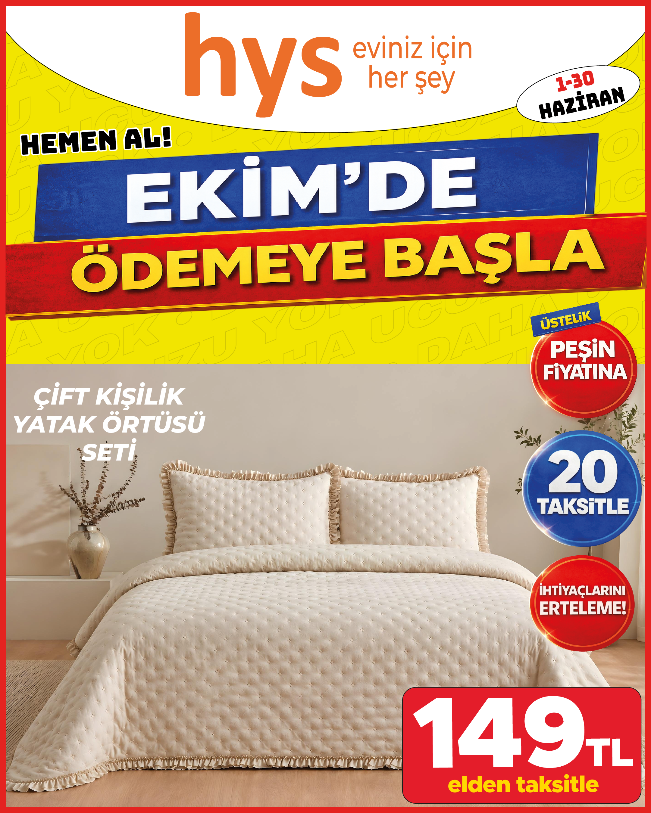 Çift Kişilik Yatak Örtüsü Seti Ürün ana görseli
