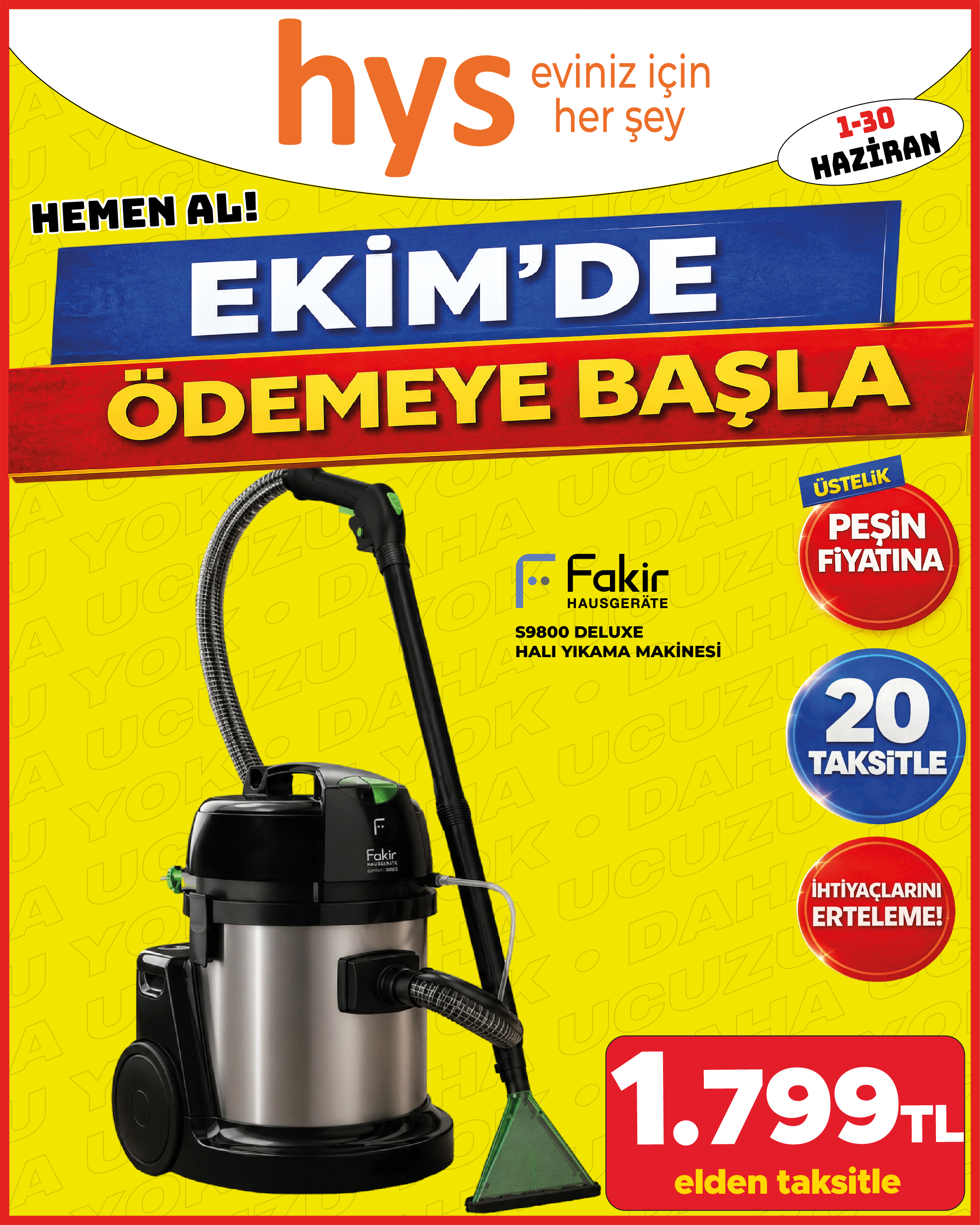 Fakir S9800 Deluxe Halı Yıkama Makinesi Ürün ana görseli