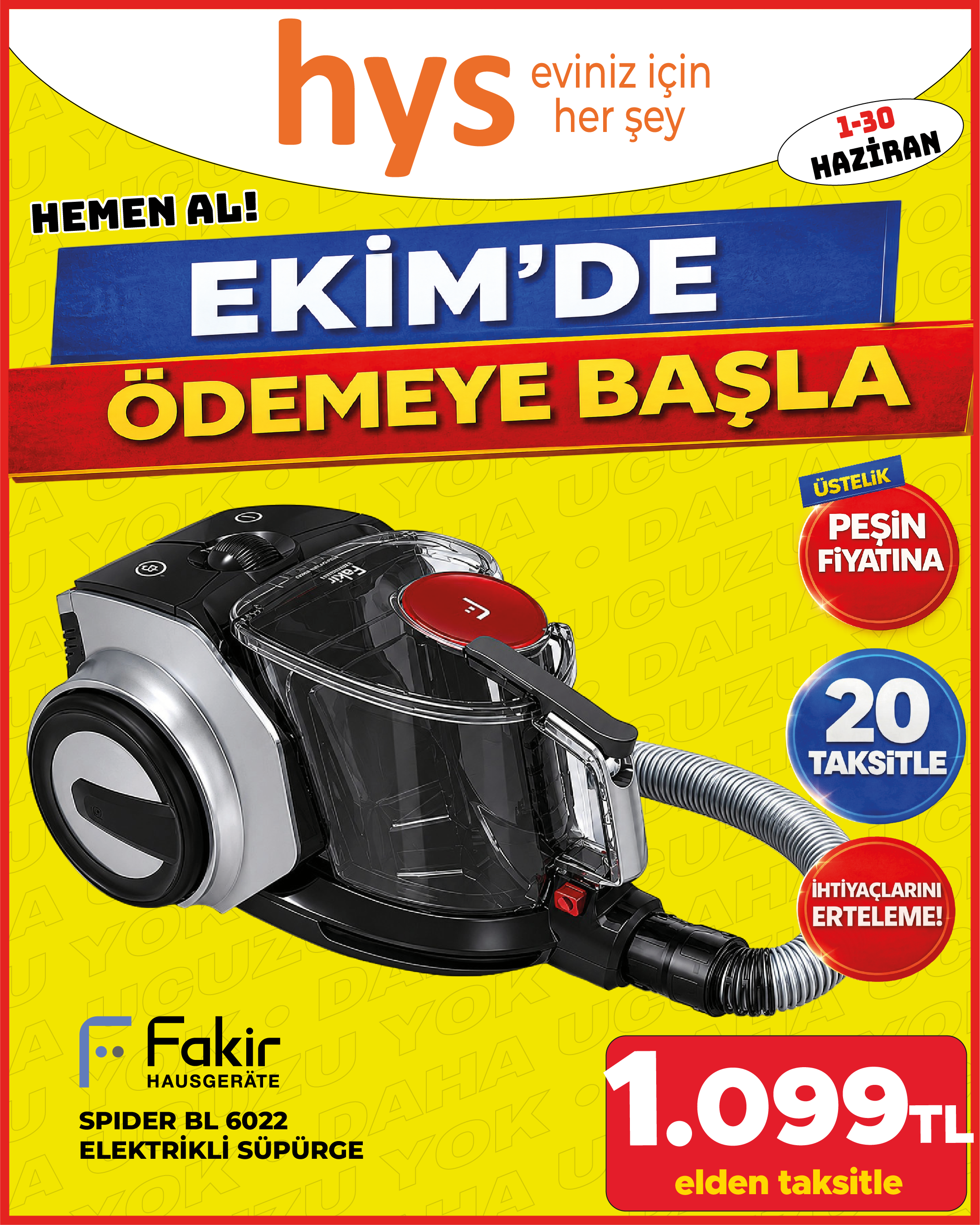 Fakir Spider BL 6022 Elektrikli Süpürge Ürün ana görseli