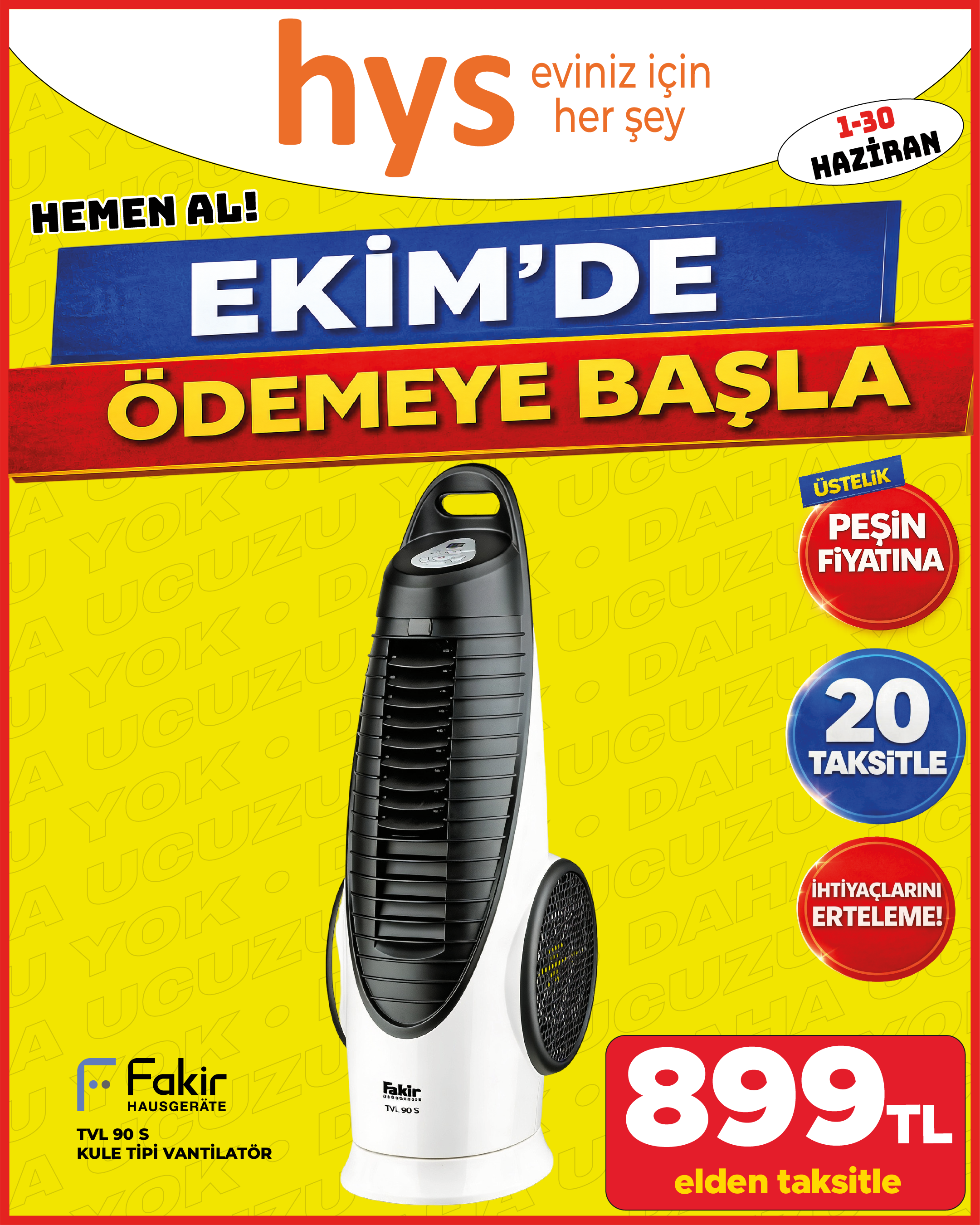 Fakir Tvl 90 S Kule Tipi Vantilatör Ürün ana görseli