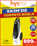 Fakir Tvl 90 S Kule Tipi Vantilatör