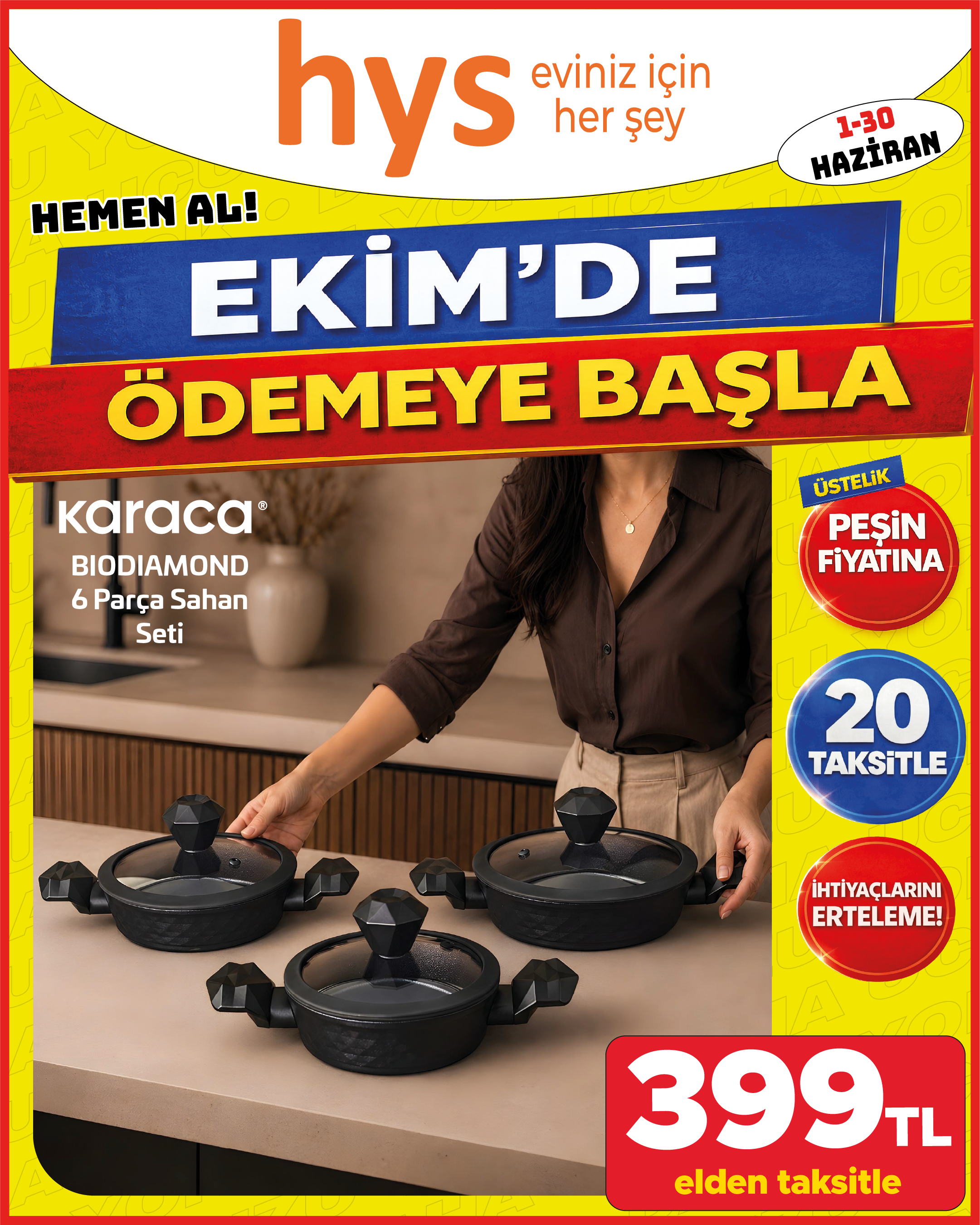 Karaca Biodiamond 6 Parça Sahan Seti Ürün ana görseli