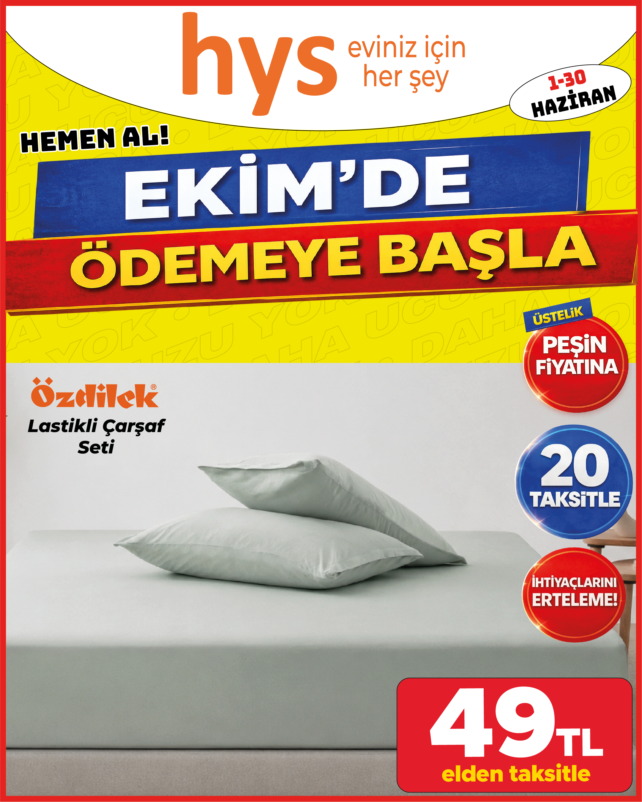 Özdilek Lastikli Çarşaf Seti Ürün ana görseli