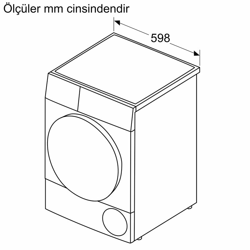 Profilo KM9610CTR 9 Kg Isı Pompalı Kurutma Makinesi A++ Sınıfı Beyaz