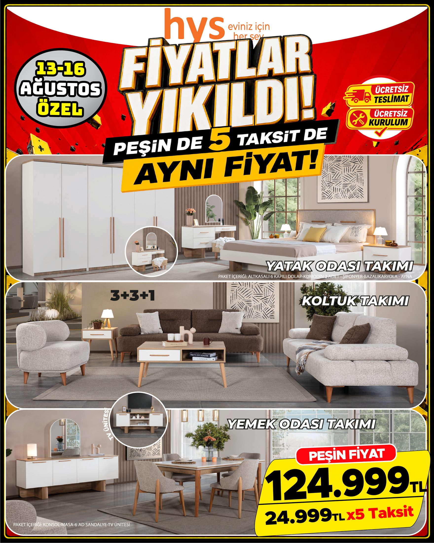 3'lü Çeyiz Paketi Model 2