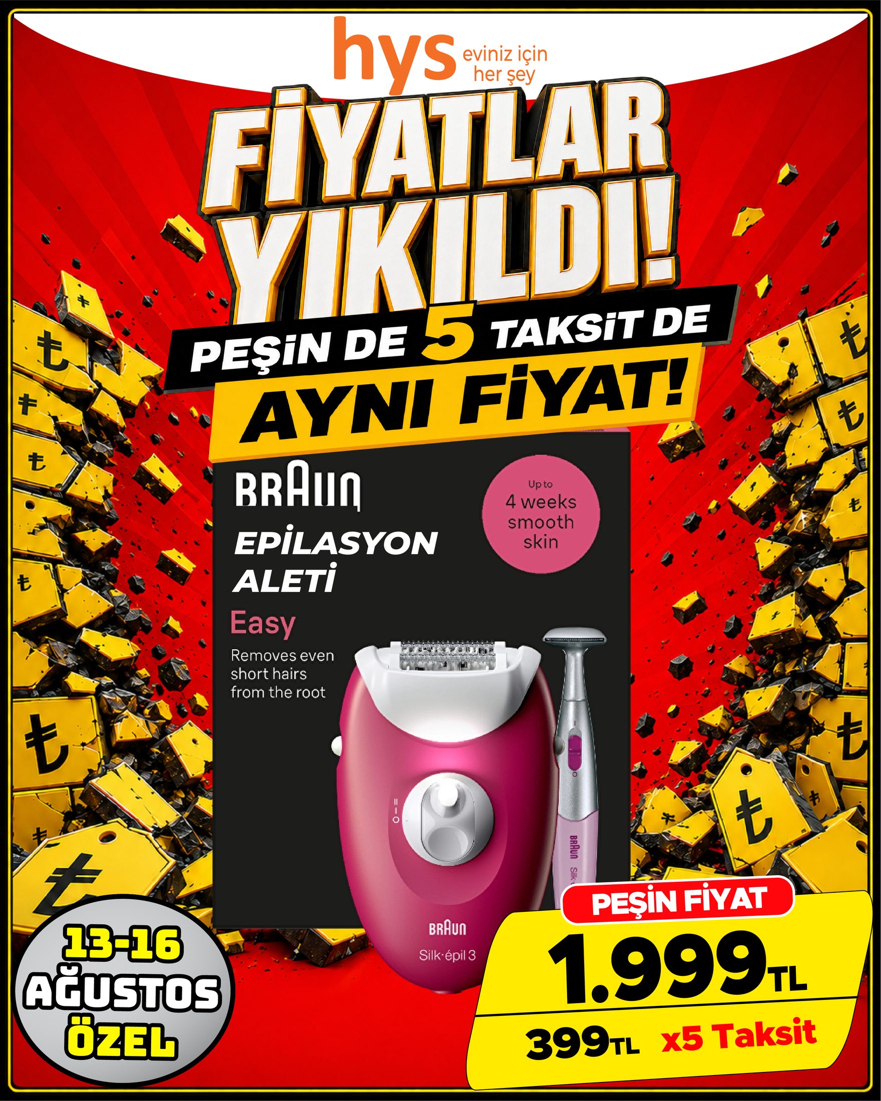 Braun Epilasyon Aleti Ürün ana görseli