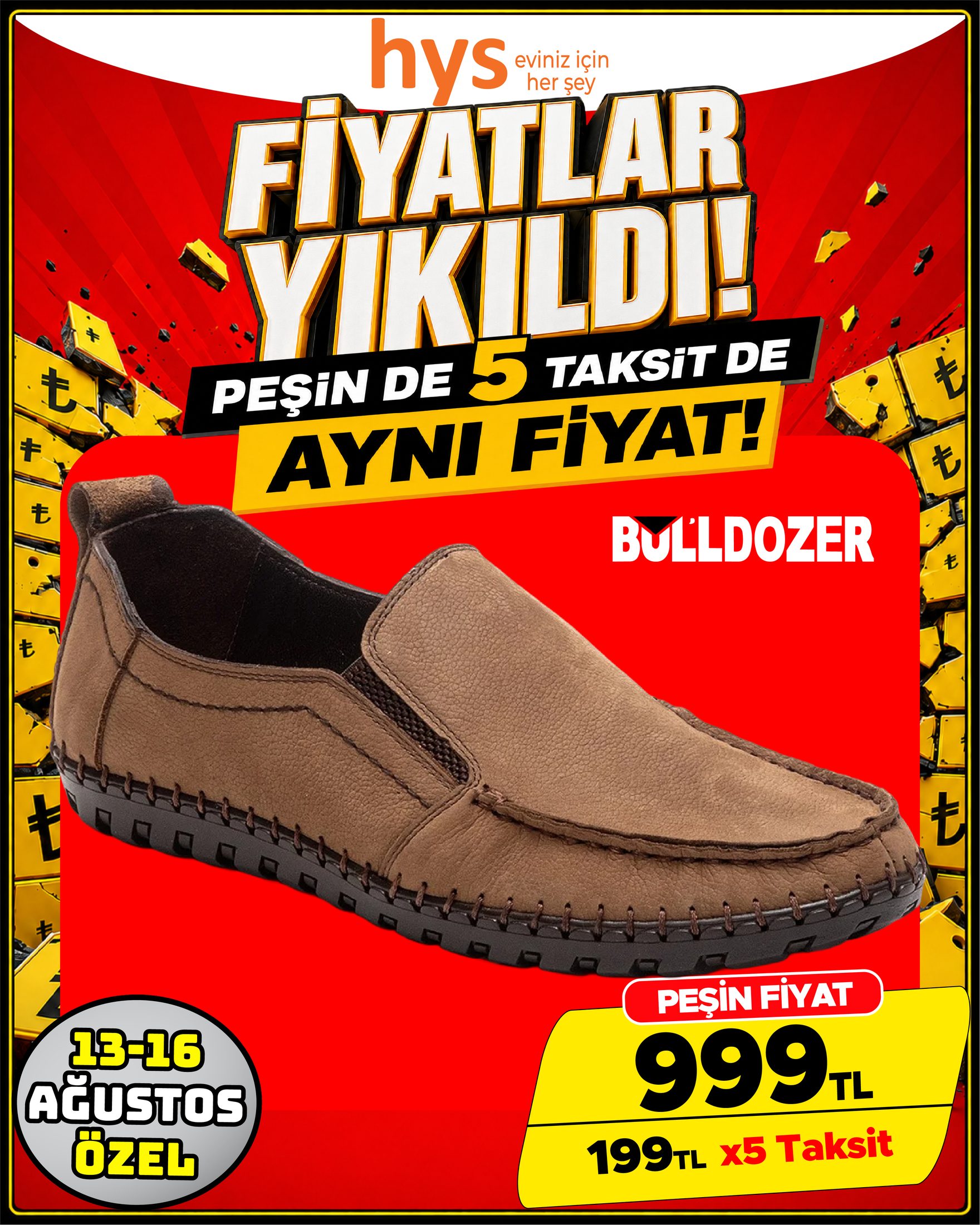 Bulldozer Kahverengi Günlük Ayakkabı